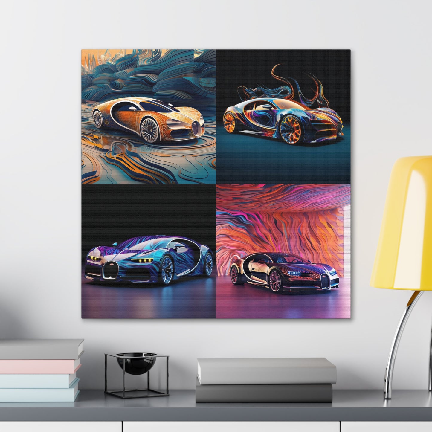 Canvas Gallery Wraps Bugatti Abstract Flair 5