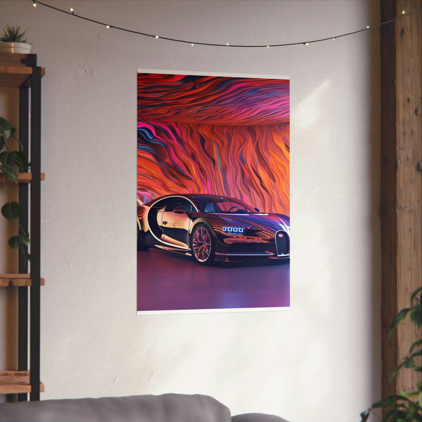 Premium Matte Vertical Posters Bugatti Abstract Flair 4