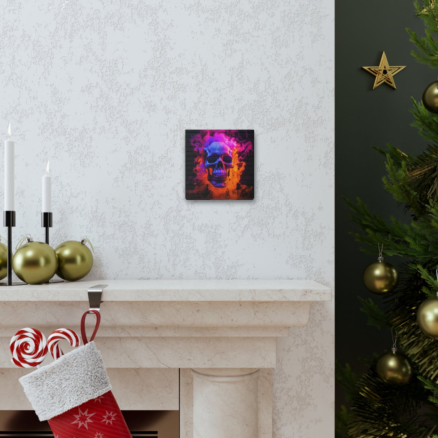 Canvas Gallery Wraps Macro Skull 4