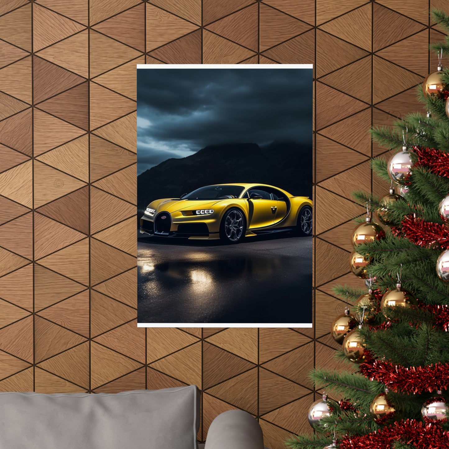 Premium Matte Vertical Posters Bugatti Real Look 4