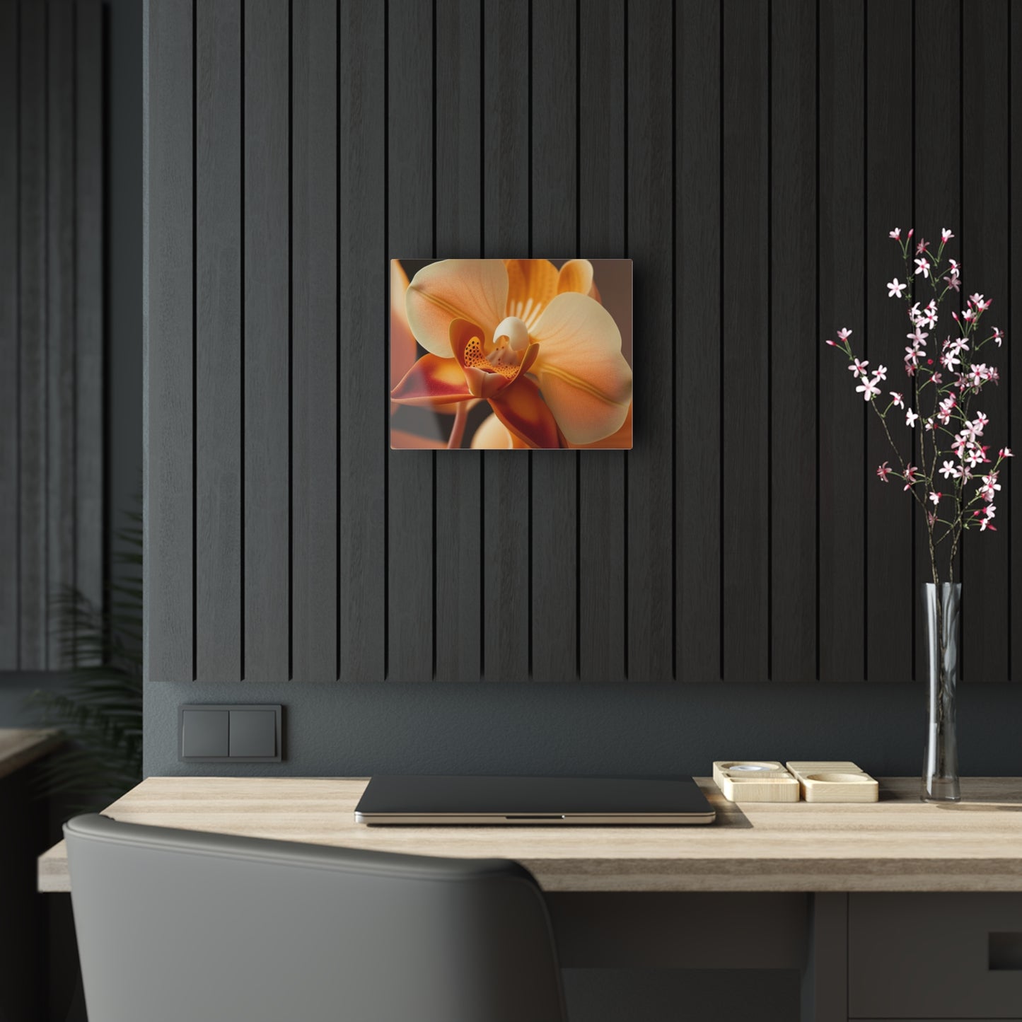 Acrylic Prints Orange Orchid 3