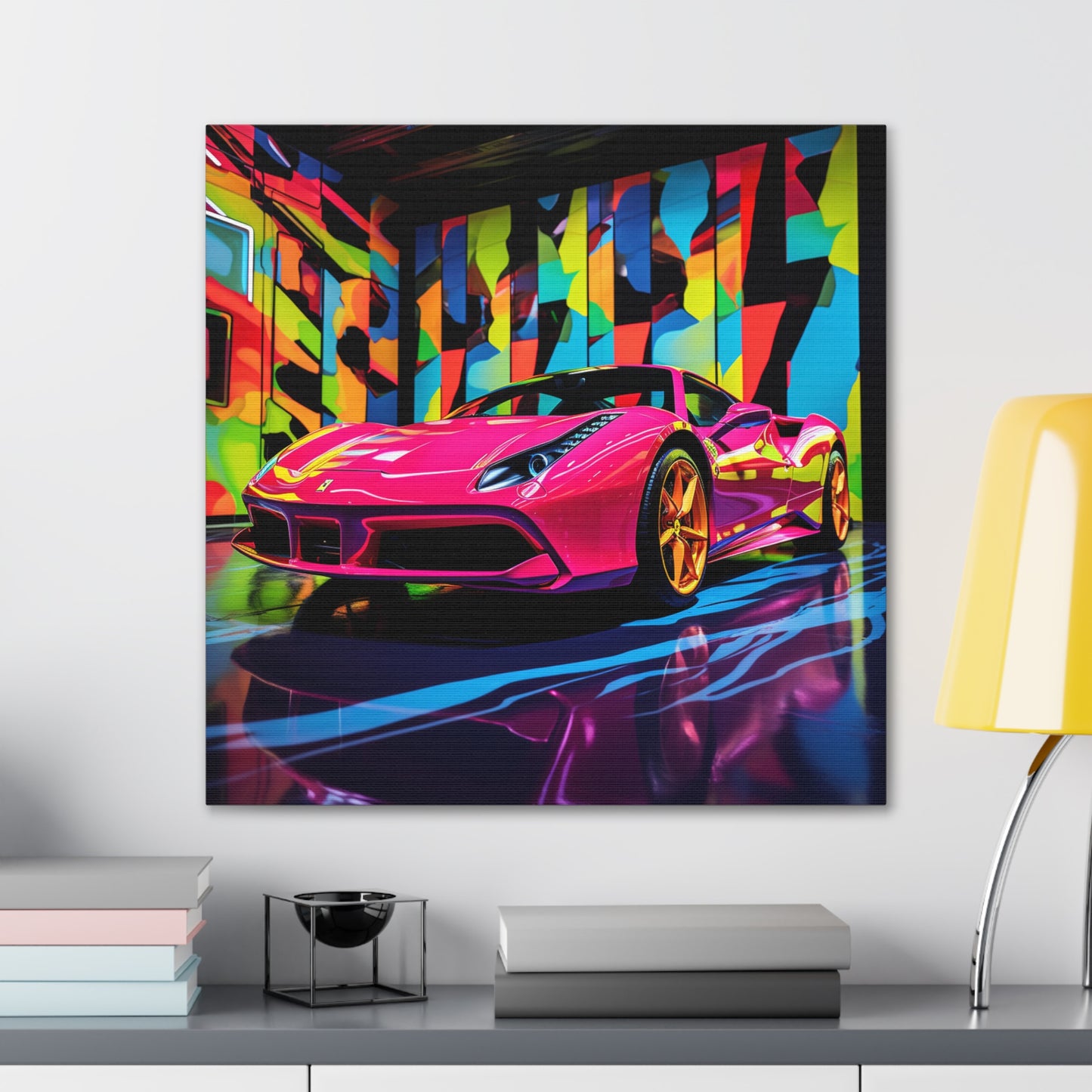 Canvas Gallery Wraps Ferrari Flair Macro 1