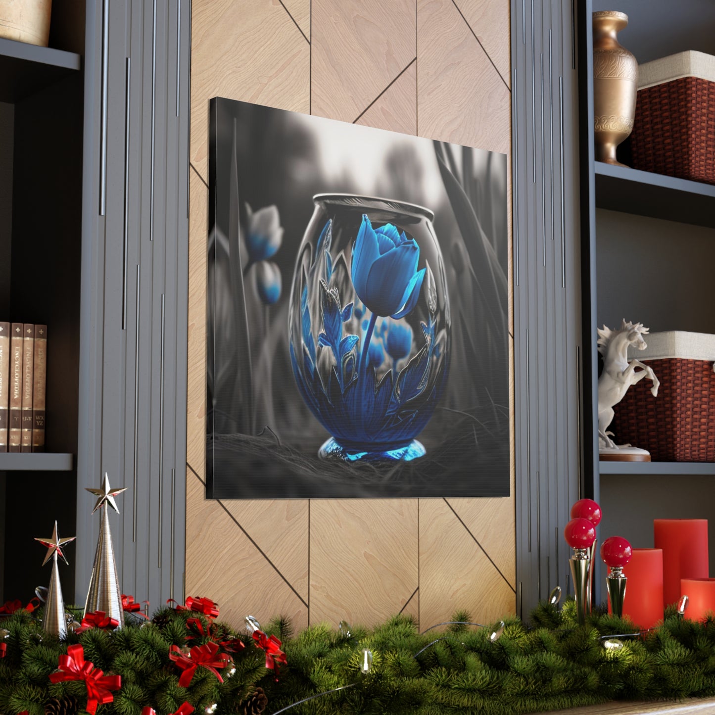 Canvas Gallery Wraps Tulip Blue 2