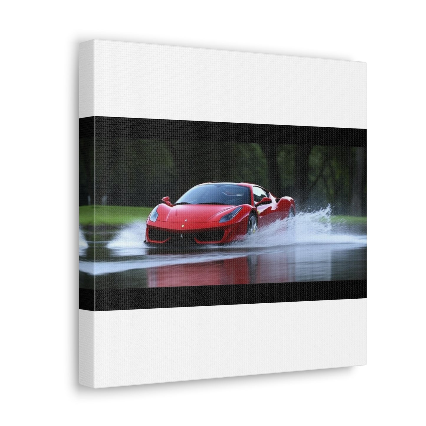 Canvas Gallery Wraps Water Ferrari Splash 2