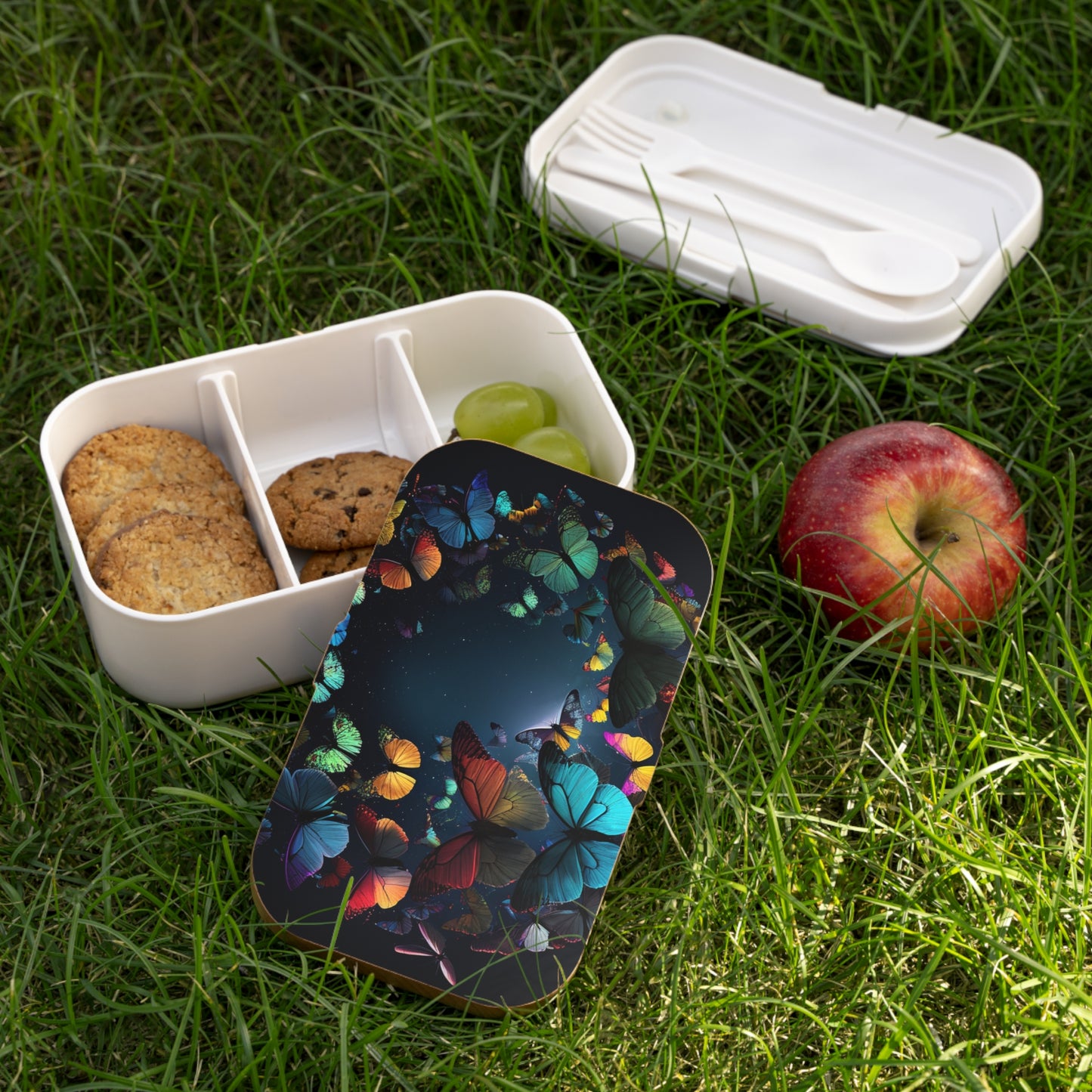 Bento Lunch Box Moon Butterfly 3