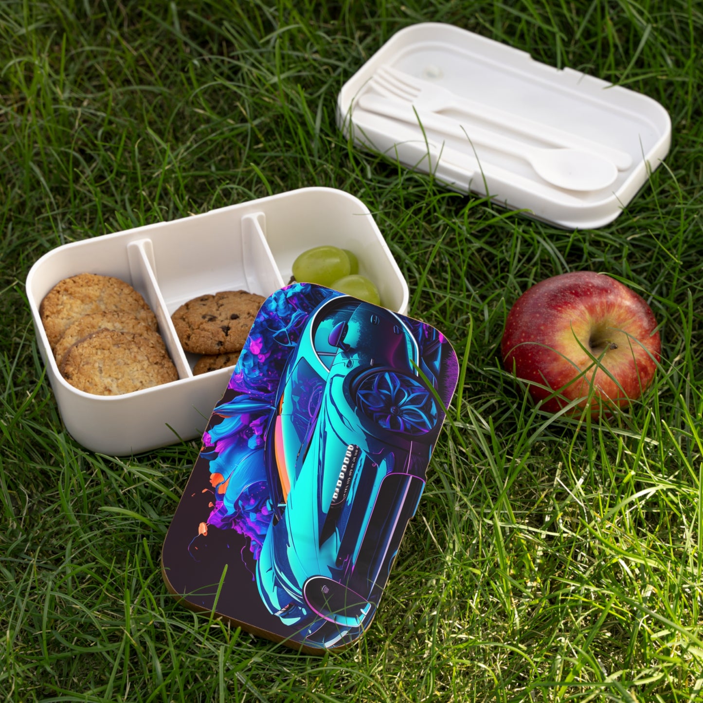 Bento Lunch Box Bugatti Neon Chiron 3