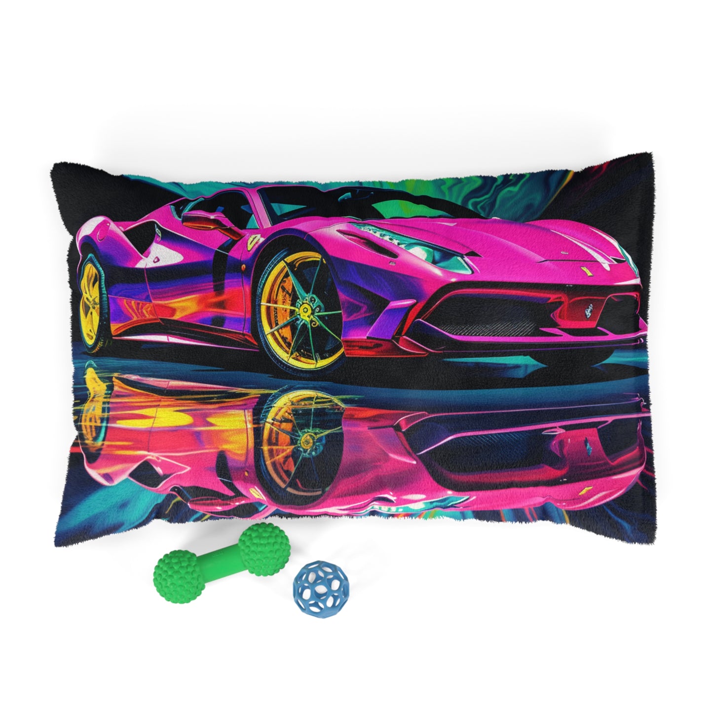 Pet Bed Pink Ferrari Macro 4