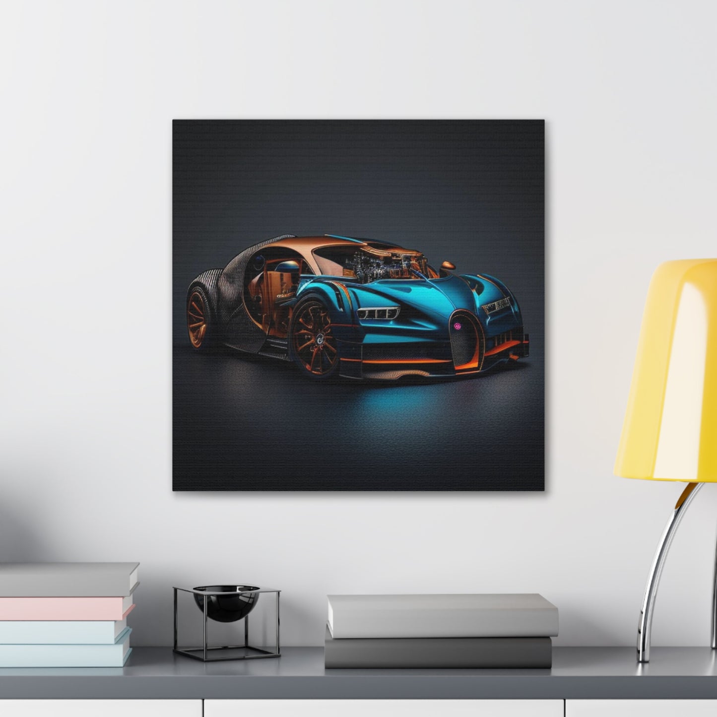 Canvas Gallery Wraps Bugatti Blue 4