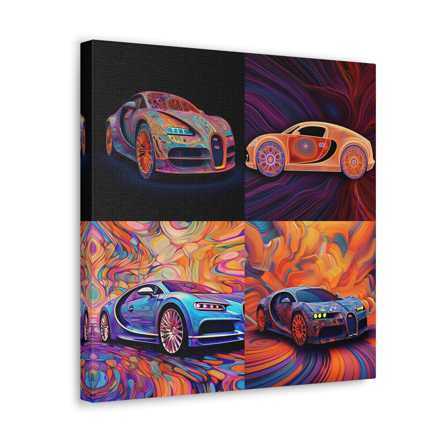 Canvas Gallery Wraps Bugatti Abstract Concept 5