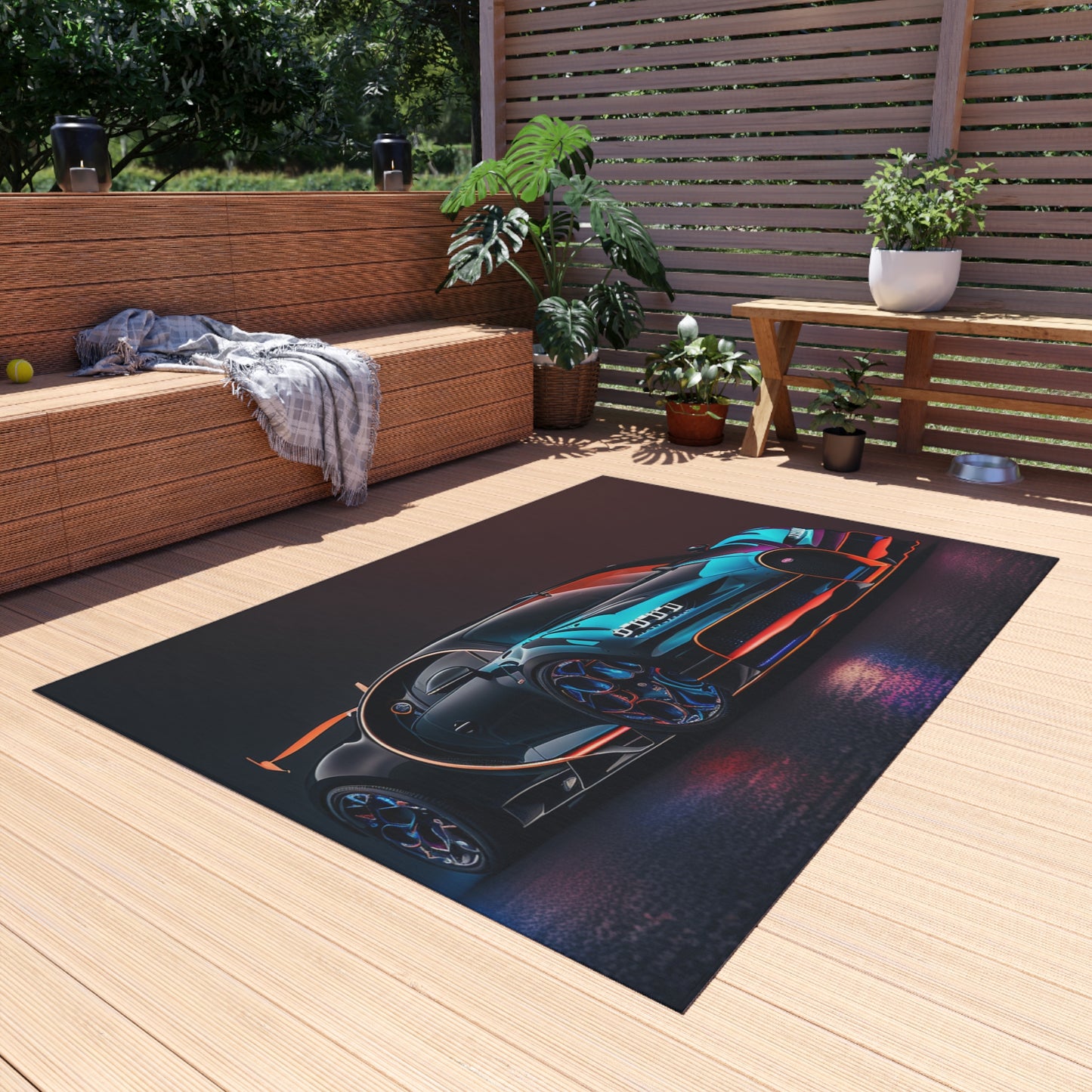 Outdoor Rug  Bugatti Chiron Super 1