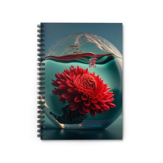 Spiral Notebook - Ruled Line Chrysanthemum 4