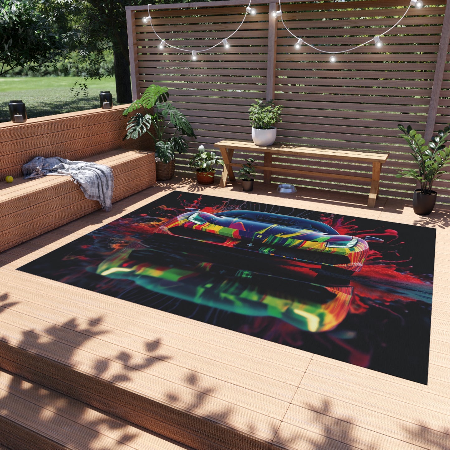 Outdoor Rug  Ferrari Fusion Water 1