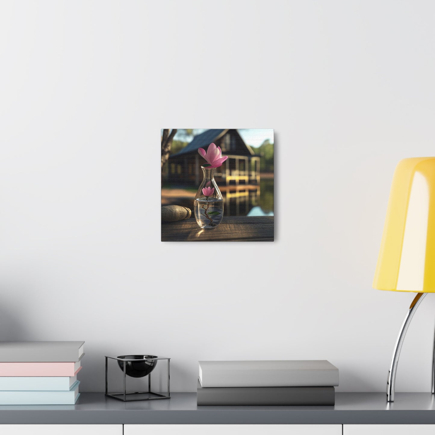 Canvas Gallery Wraps Magnolia in a Glass vase 4