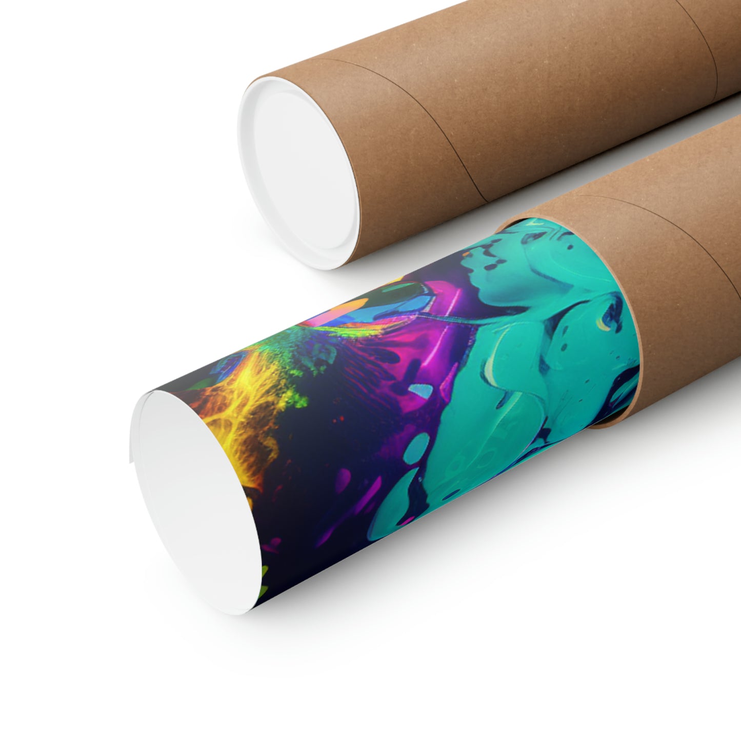 Premium Matte Vertical Posters Florescent Glow 5