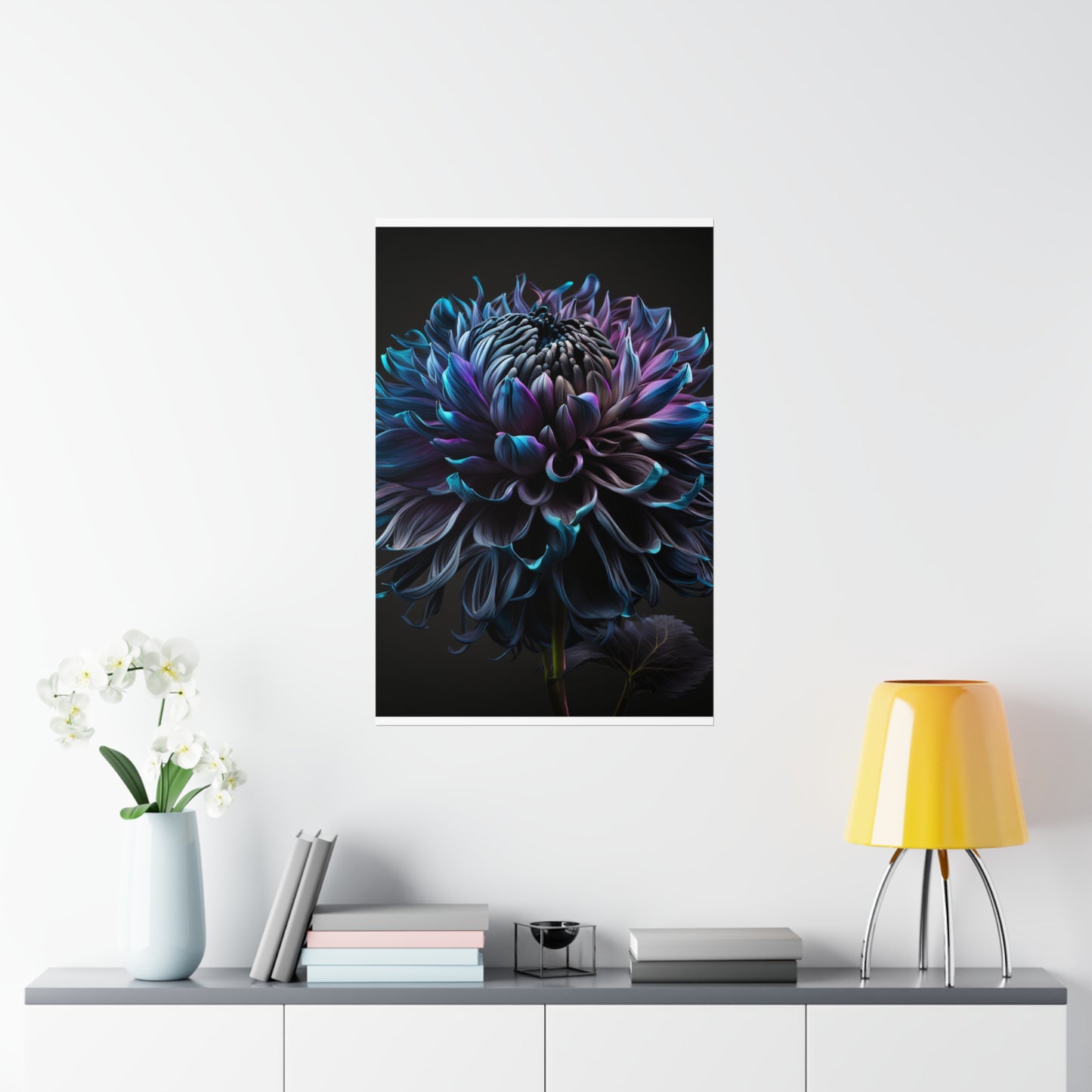 Premium Matte Vertical Posters Dahlia Purple 3