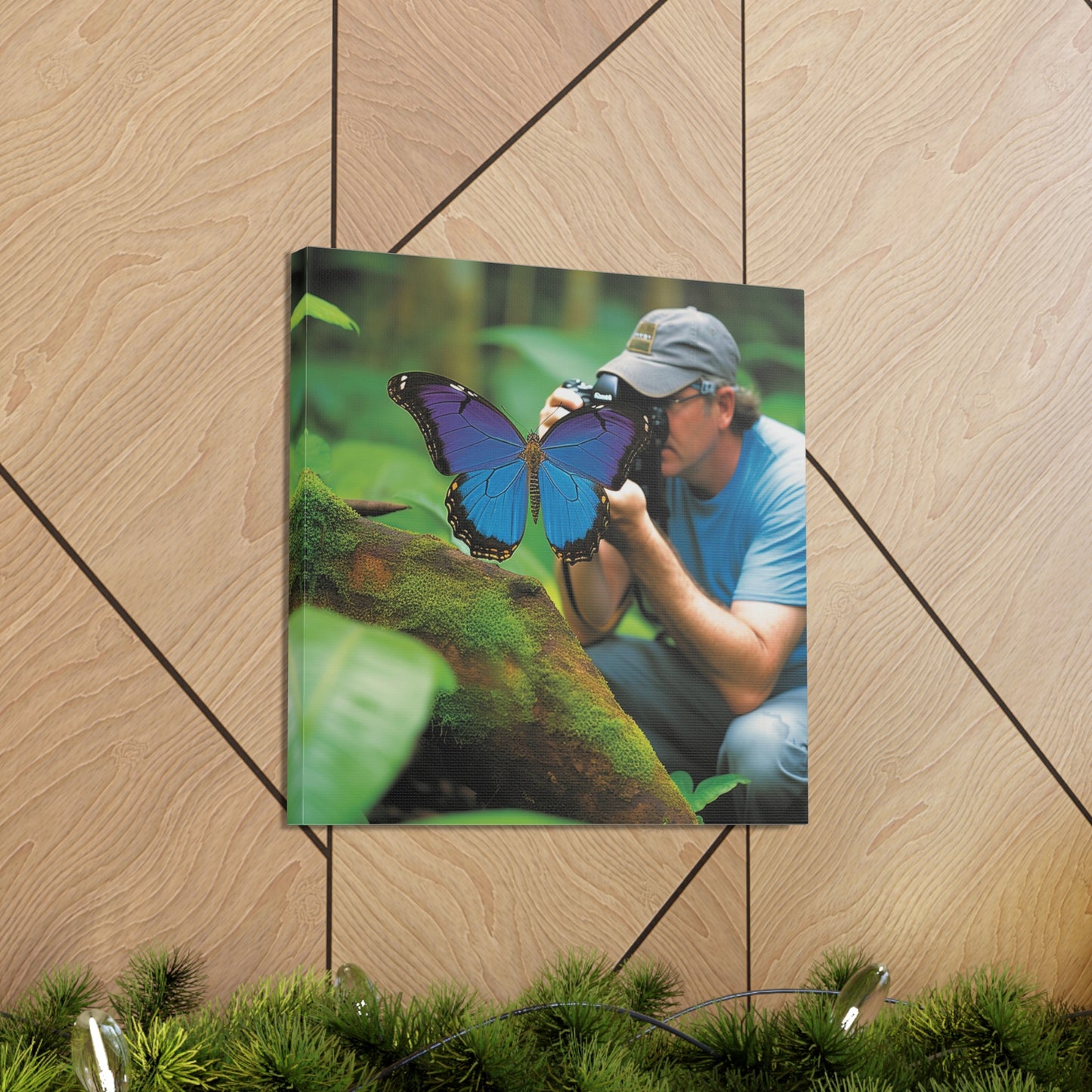 Canvas Gallery Wraps Jungle Butterfly 4