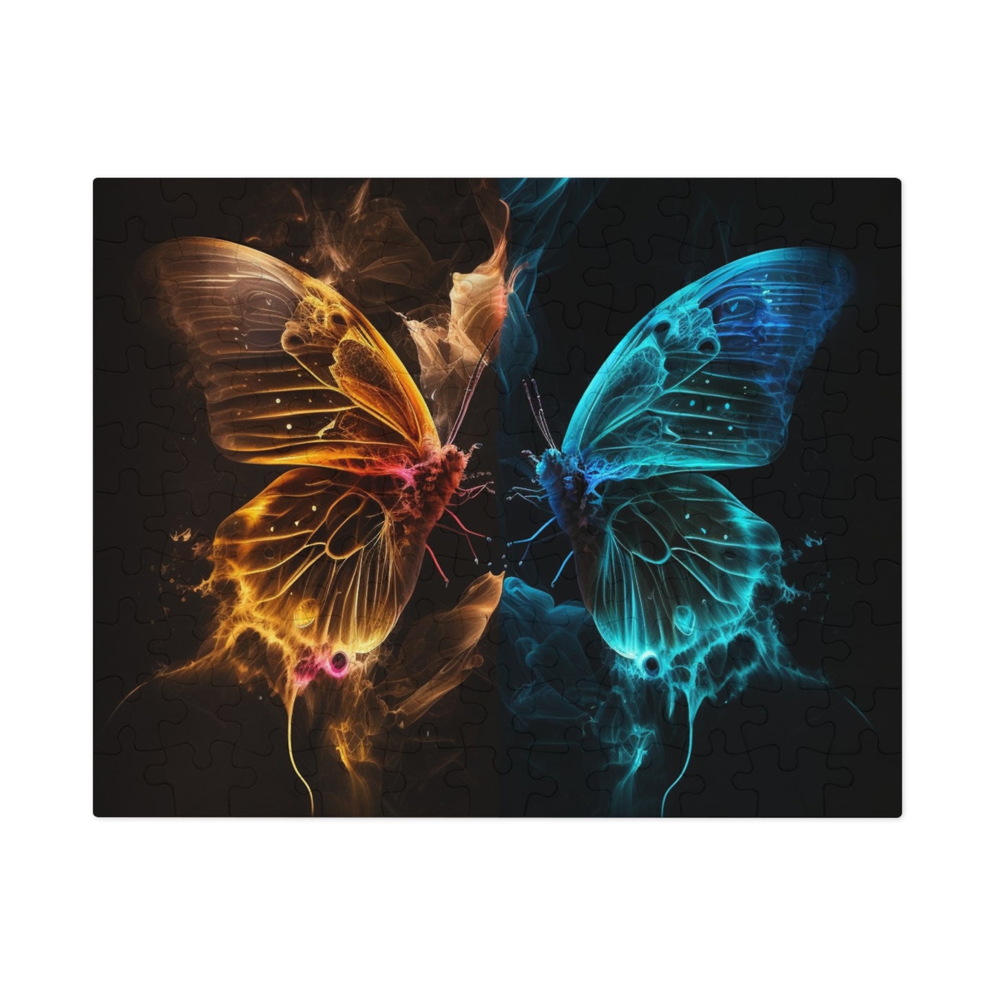 Jigsaw Puzzle (30, 110, 252, 500,1000-Piece) Kiss Neon Butterfly 9