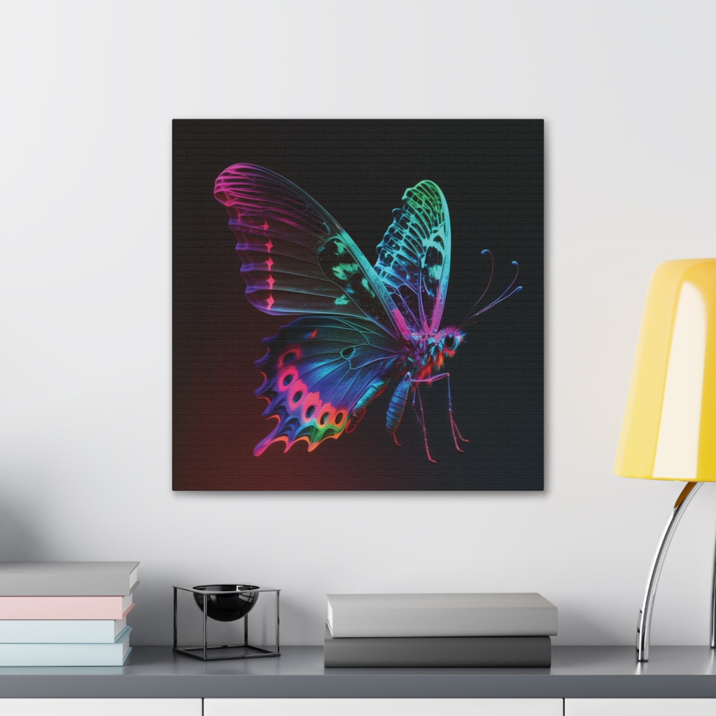 Canvas Gallery Wraps Raw Hyper Color Butterfly 1