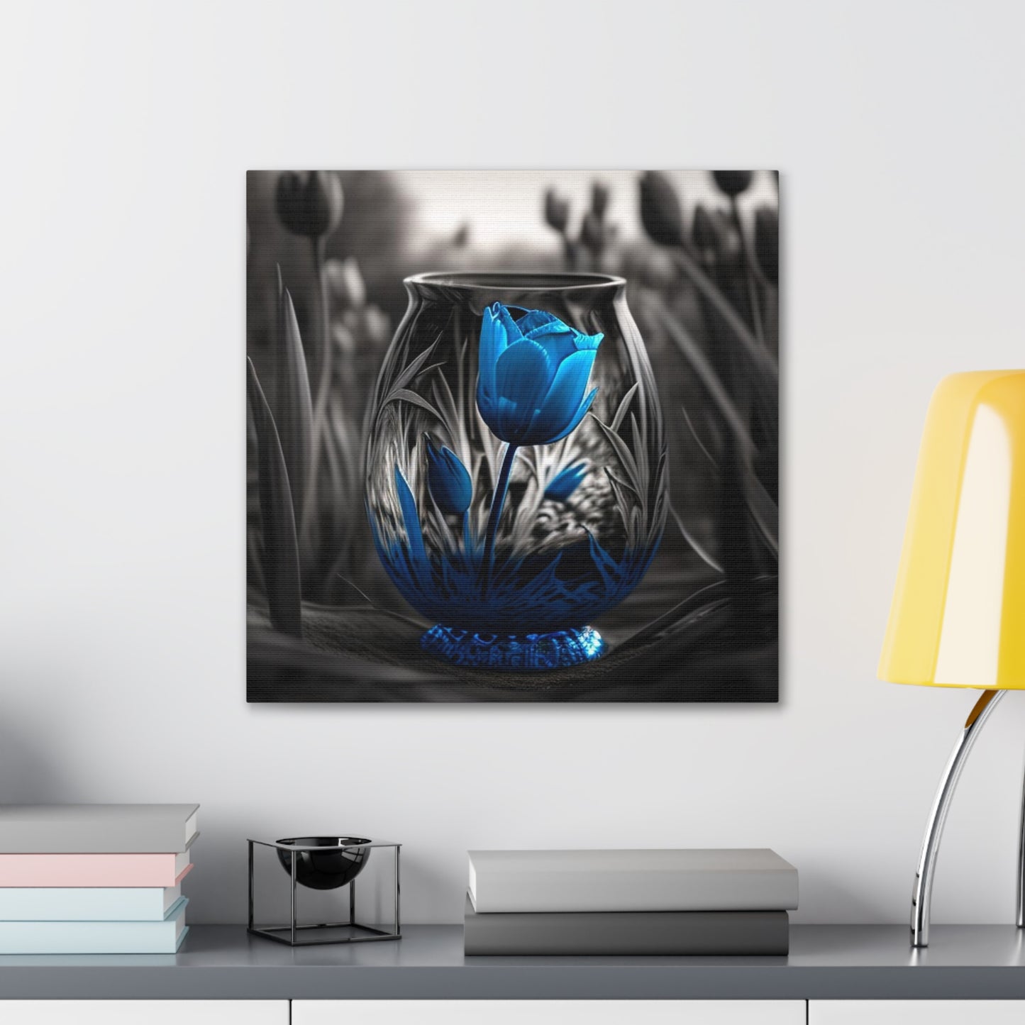 Canvas Gallery Wraps Tulip Blue 3