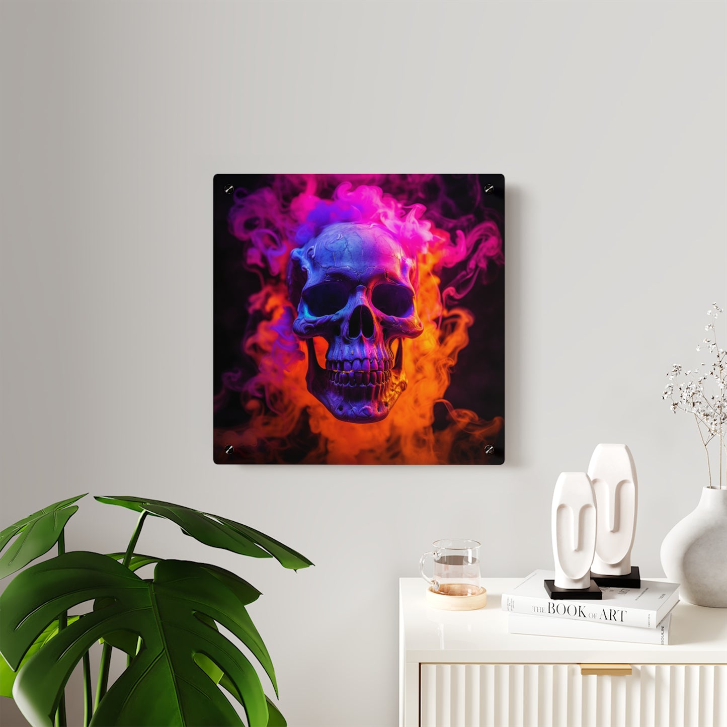 Acrylic Wall Art Panels Macro Skull 4