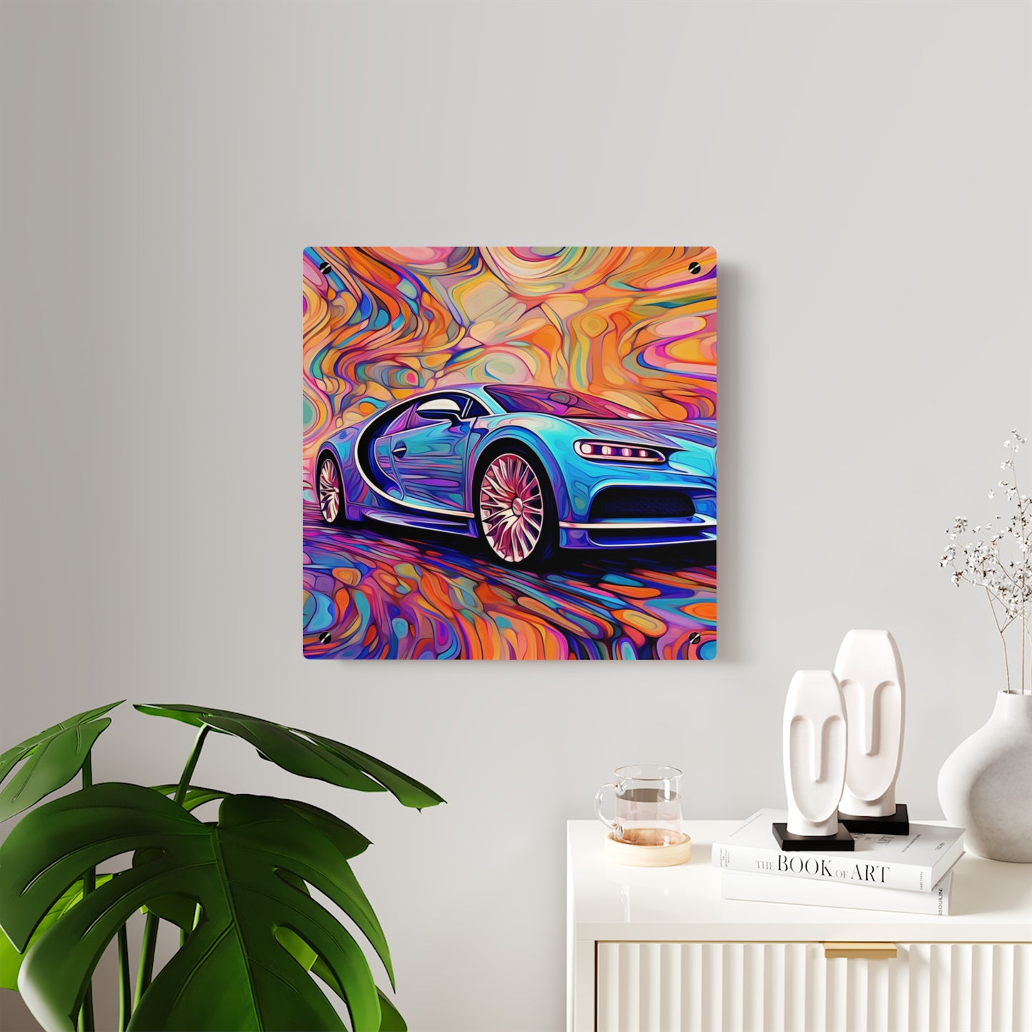 Acrylic Wall Art Panels Bugatti Abstract Concept 3