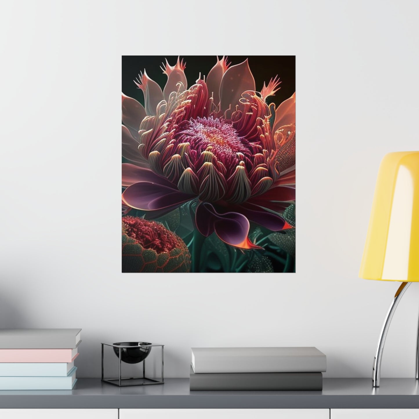 Premium Matte Vertical Posters Flower Arangment 1