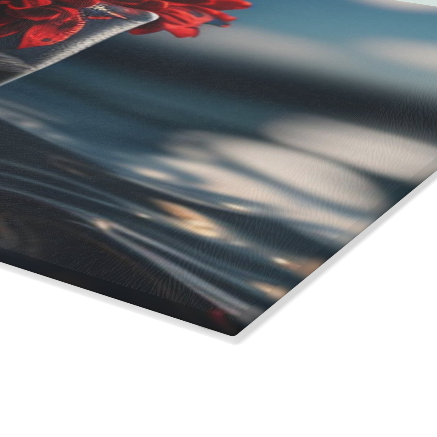 Glass Cutting Board Chrysanthemum 3