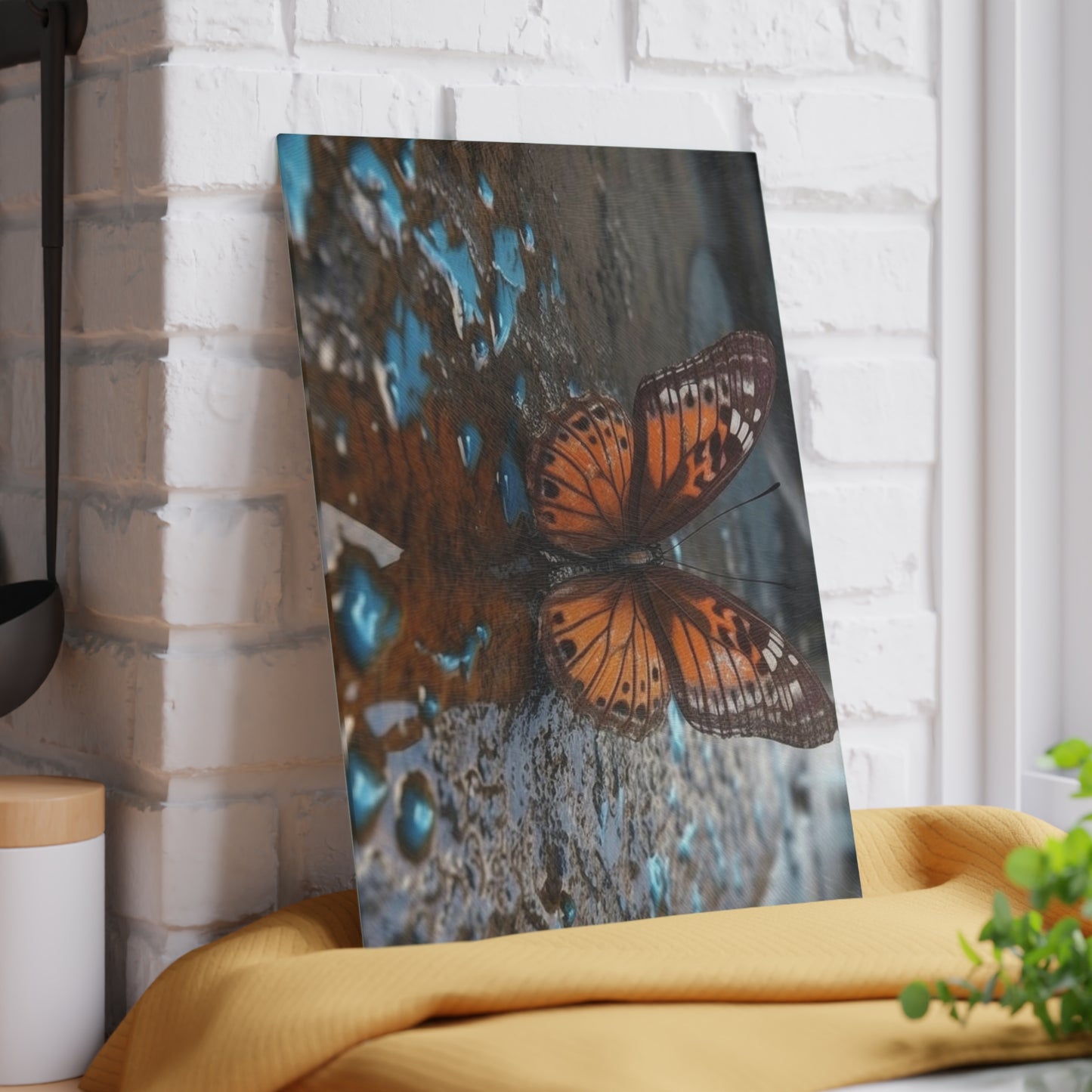 Glass Cutting Board Water Butterfly Street 2