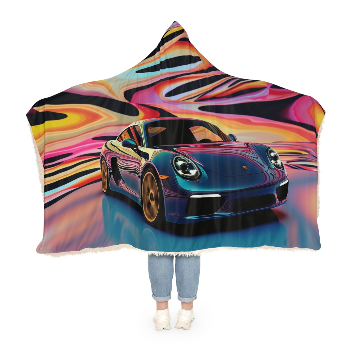 Snuggle Hooded Blanket Porsche Water Fusion 2