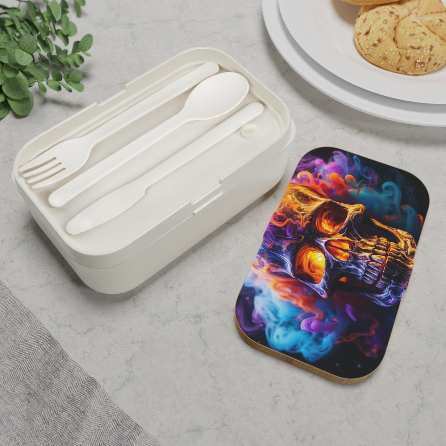 Bento Lunch Box Macro Skull 2