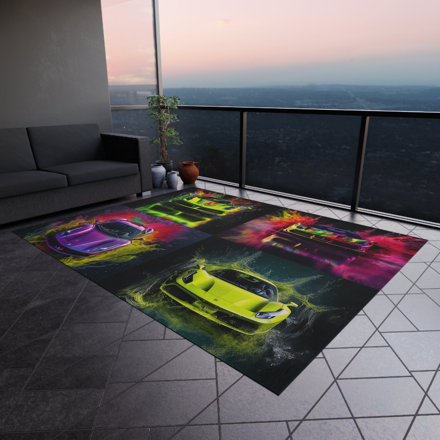 Outdoor Rug  Farrari Water 5