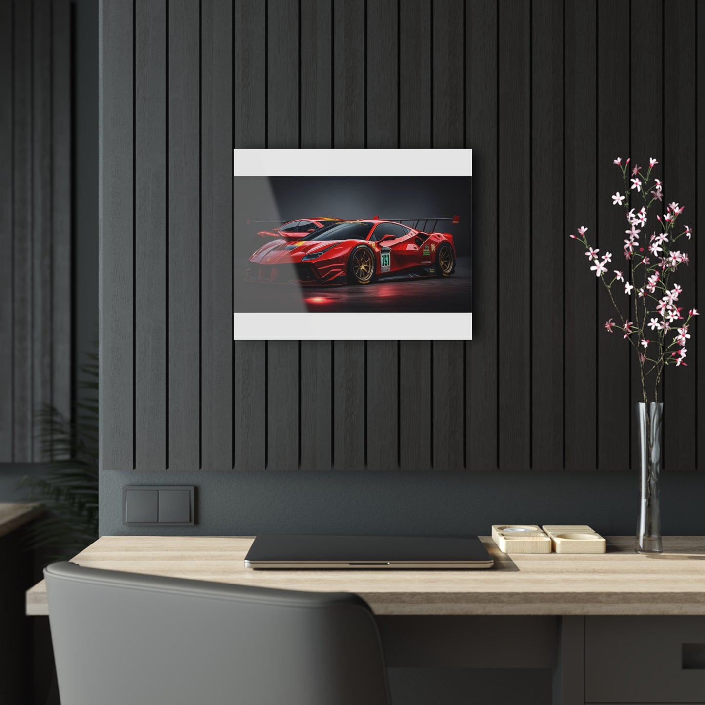 Acrylic Prints Ferrari Red 2