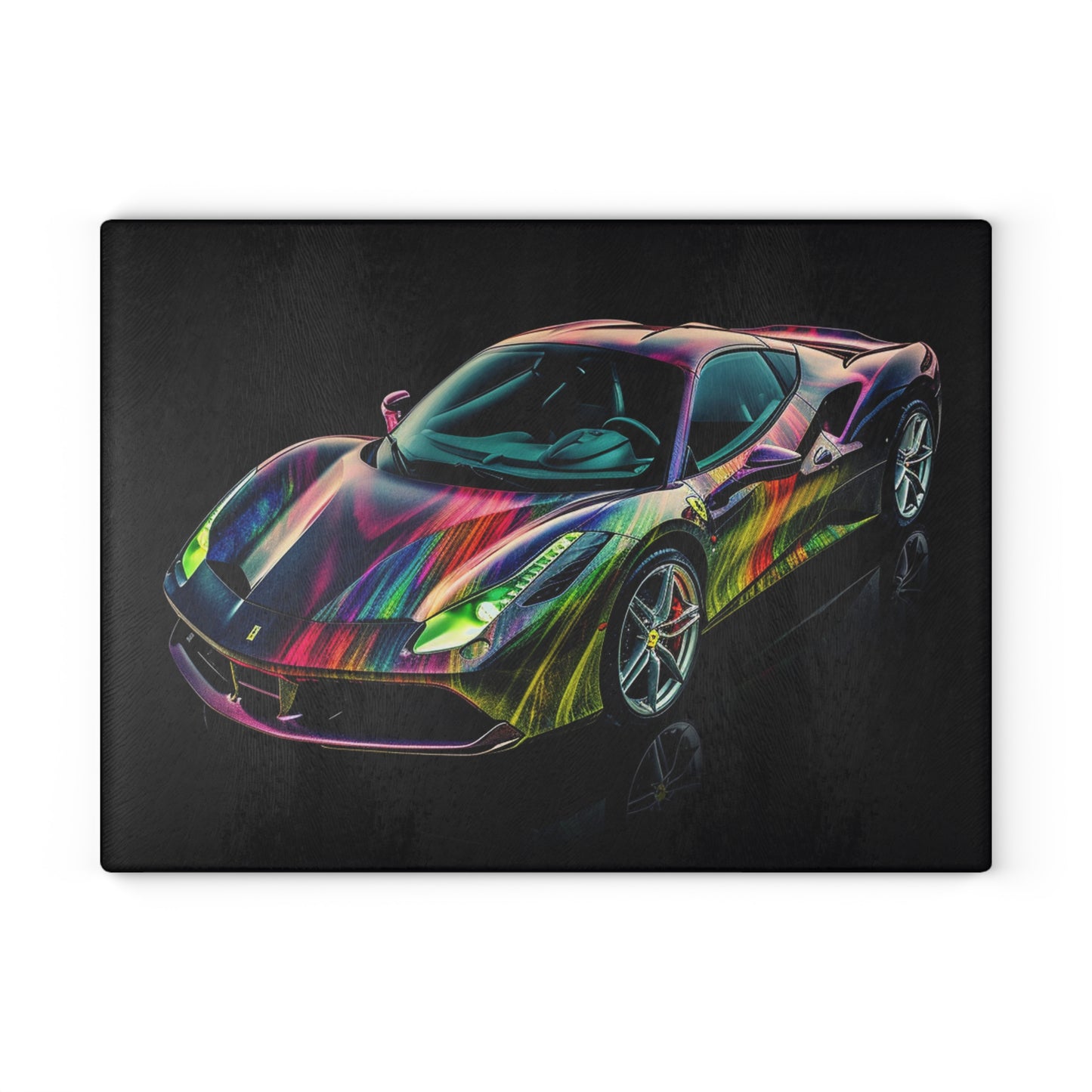 Glass Cutting Board Ferrari Color 3