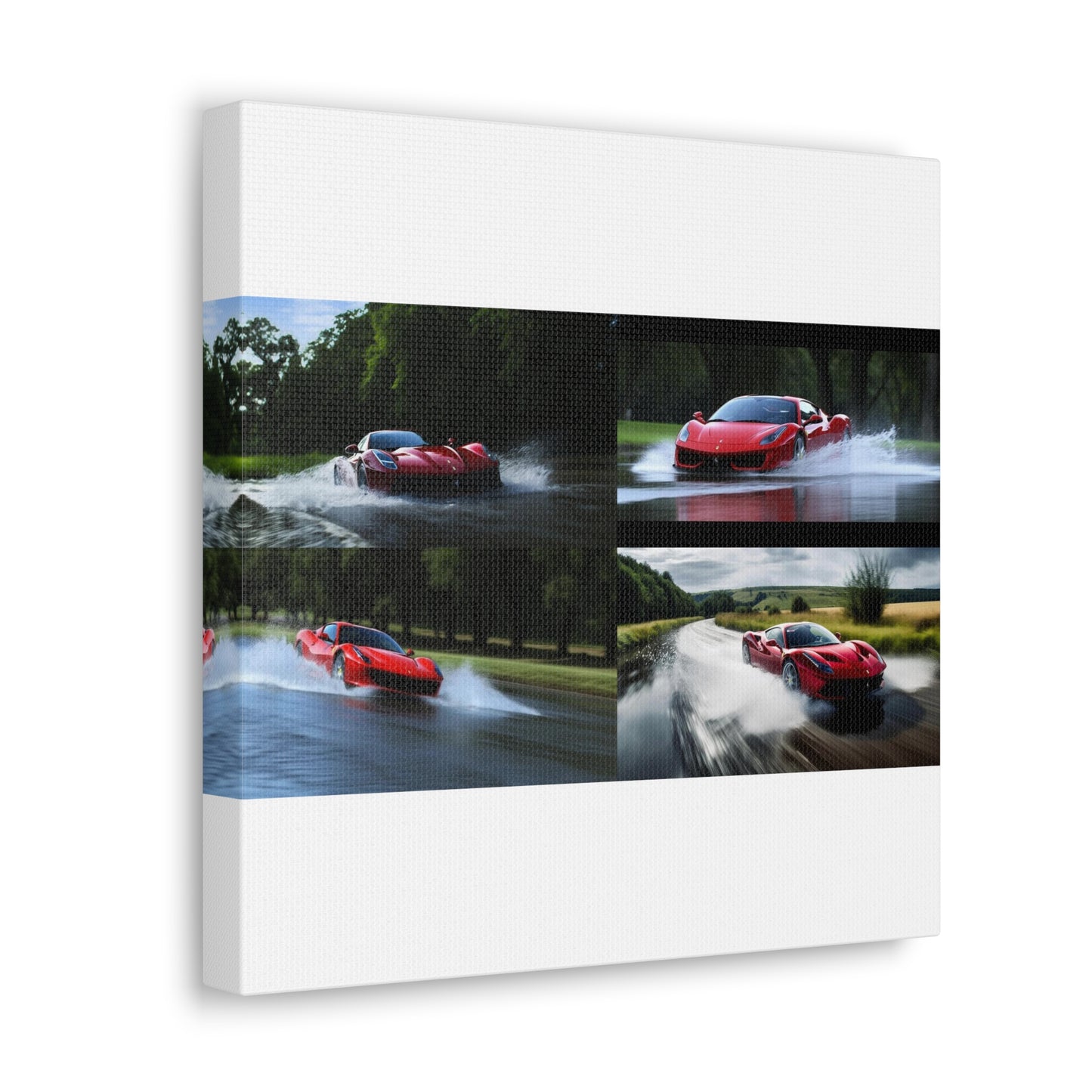 Canvas Gallery Wraps Water Ferrari Splash 5