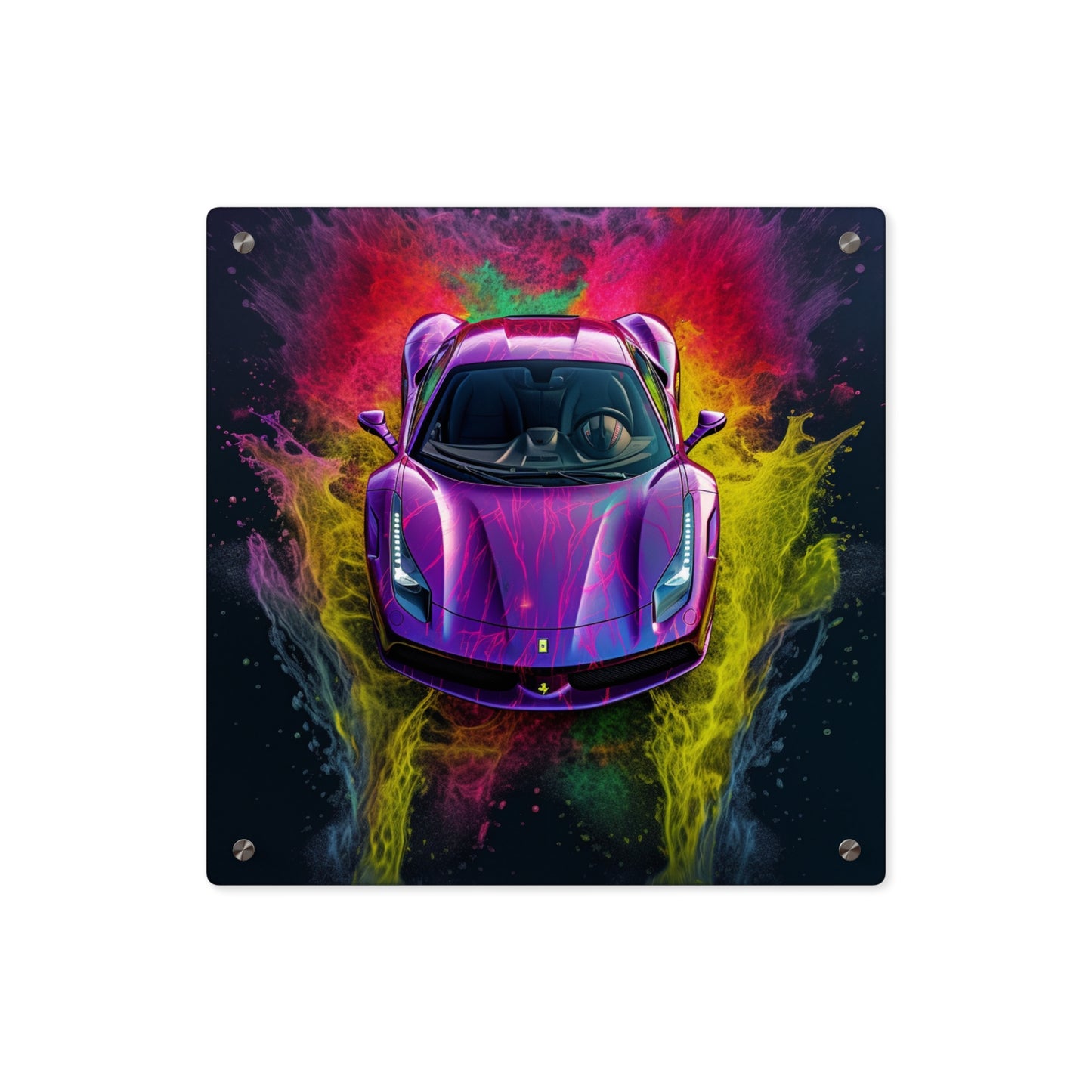 Acrylic Wall Art Panels Farrari Water 3