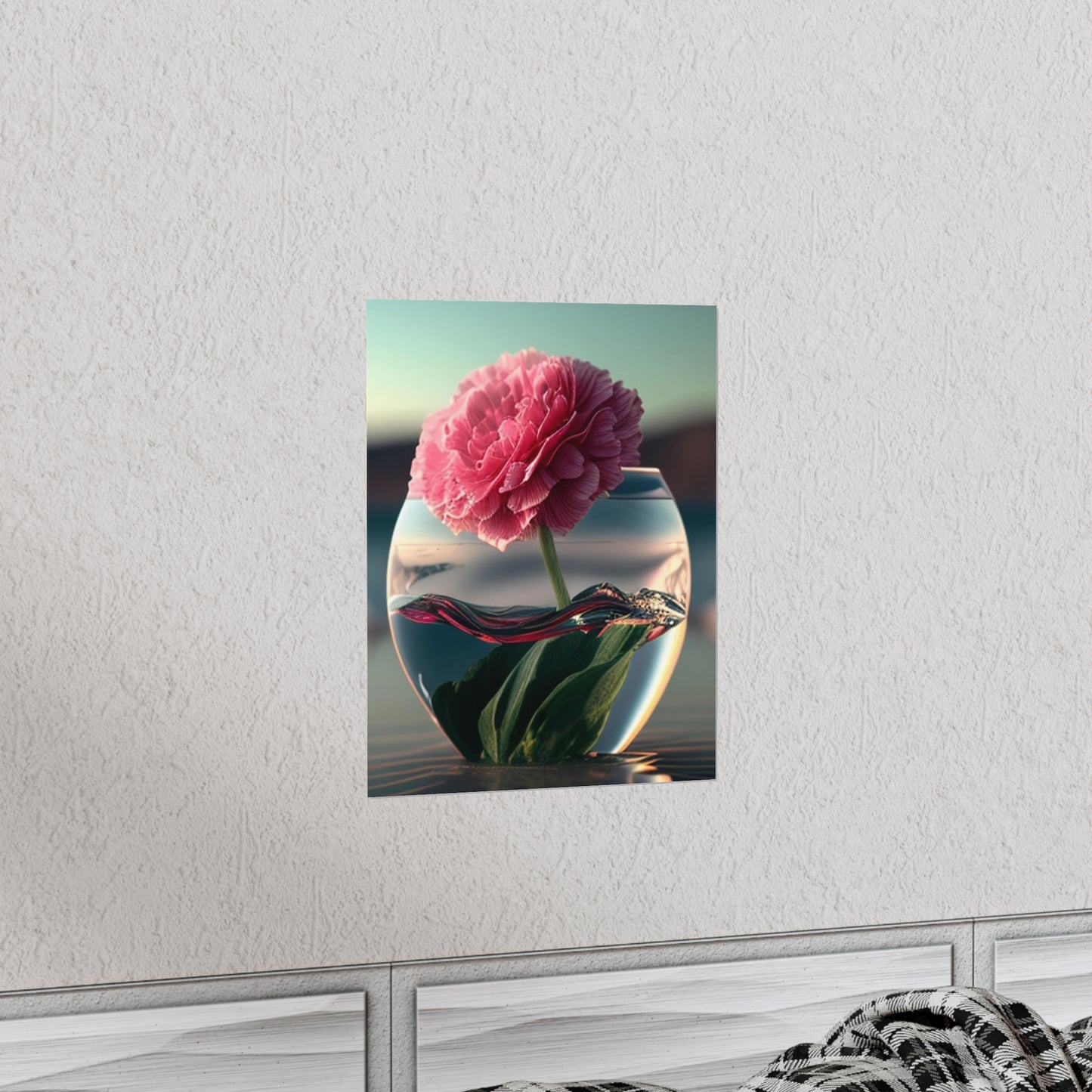 Premium Matte Vertical Posters Carnation 2