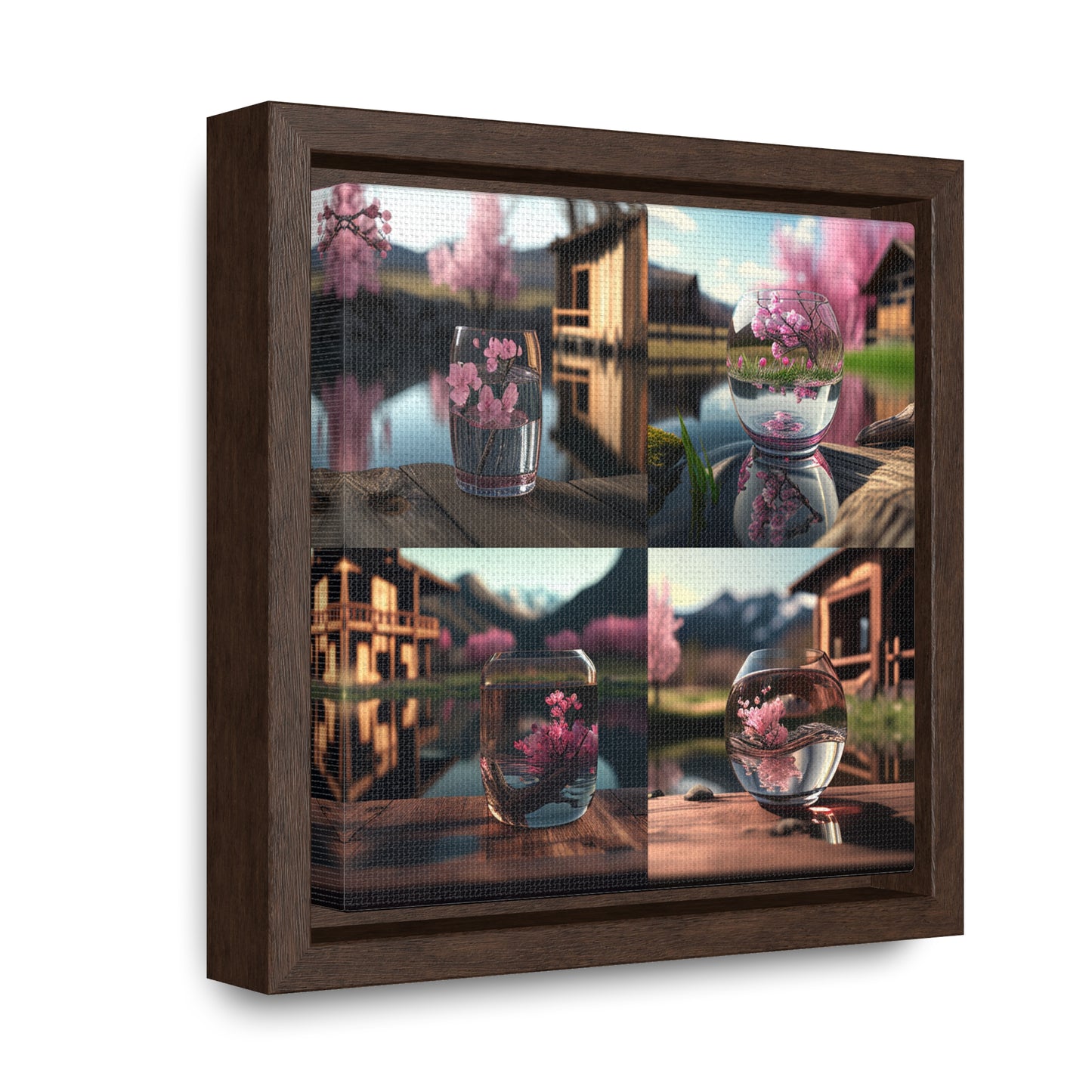 Gallery Canvas Wraps, Square Frame Cherry Blossom 5