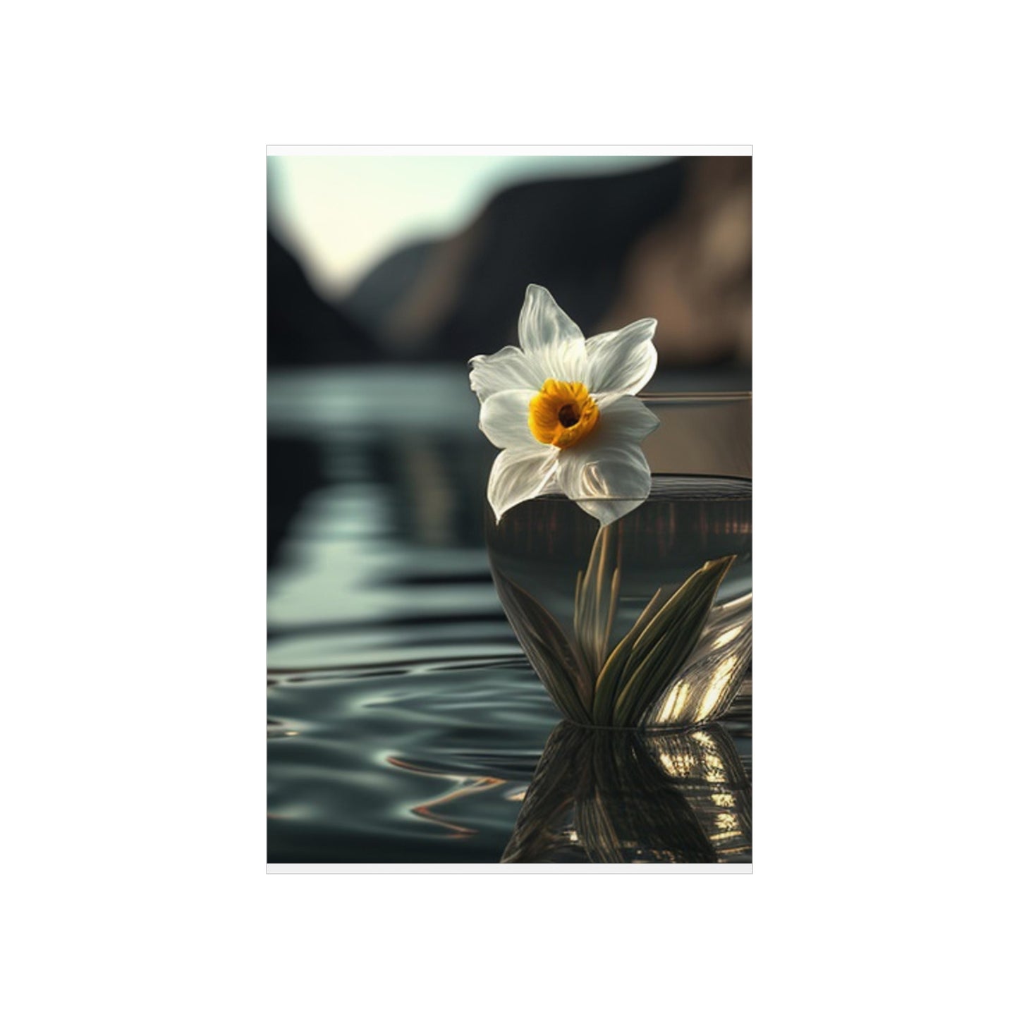 Premium Matte Vertical Posters Daffodil 2