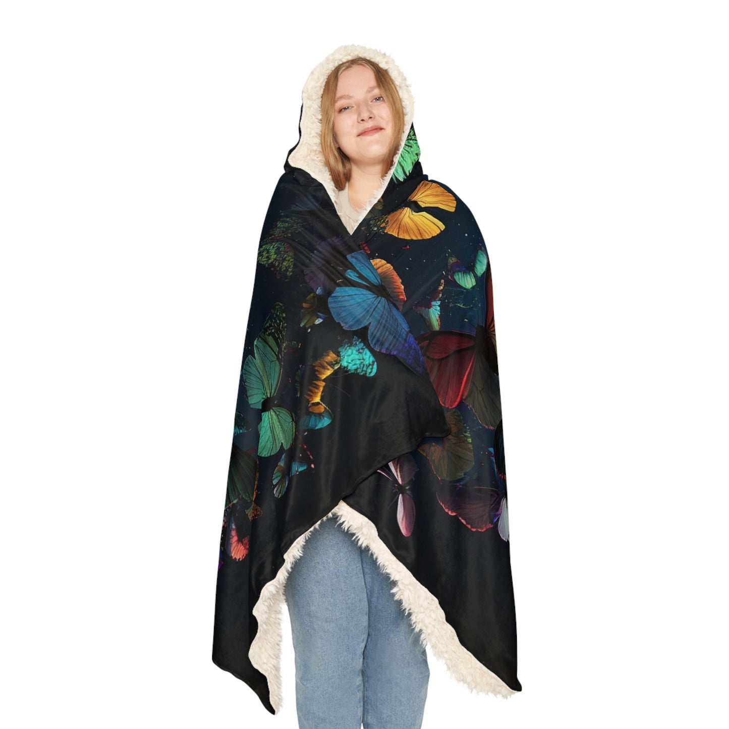 Snuggle Hooded Blanket Moon Butterfly 3