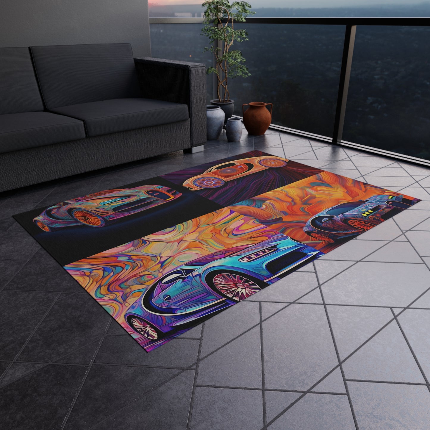 Outdoor Rug  Bugatti Abstract Concept 5