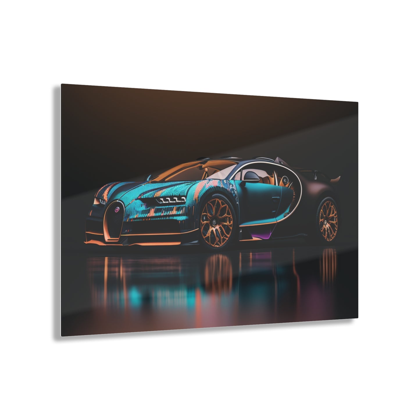 Acrylic Prints Bugatti Blue 2