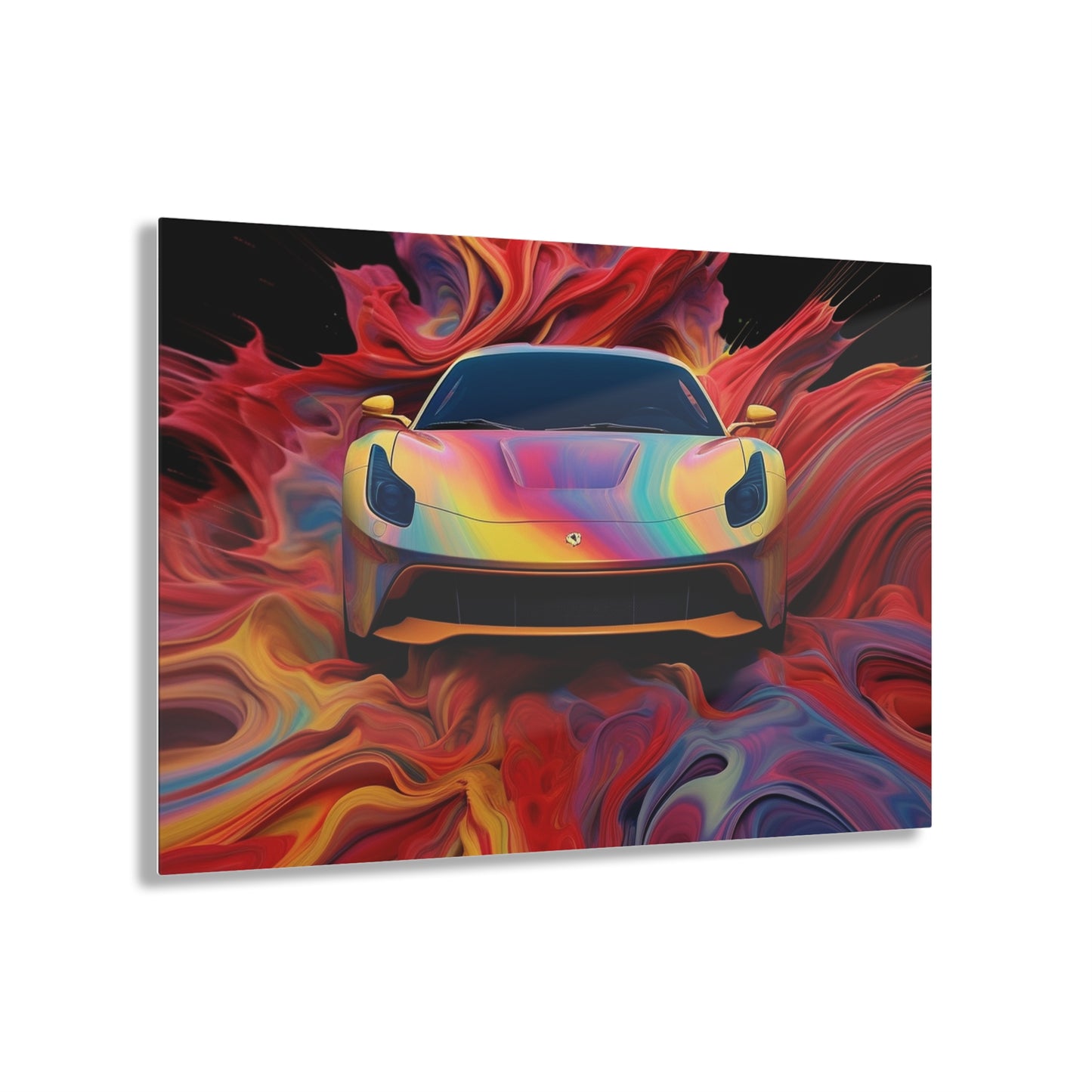 Acrylic Prints Ferrari Water Fusion 1