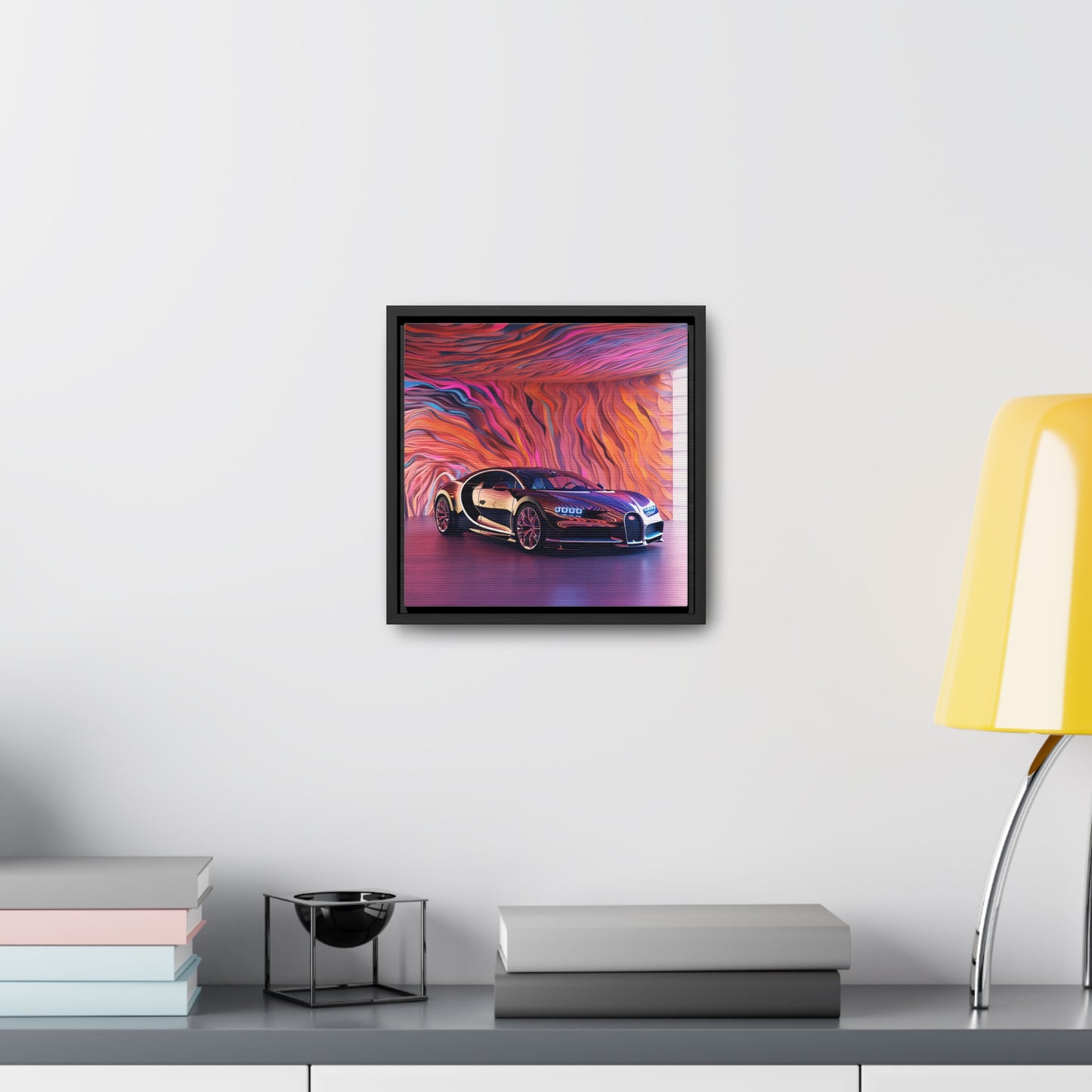 Gallery Canvas Wraps, Square Frame Bugatti Abstract Flair 4