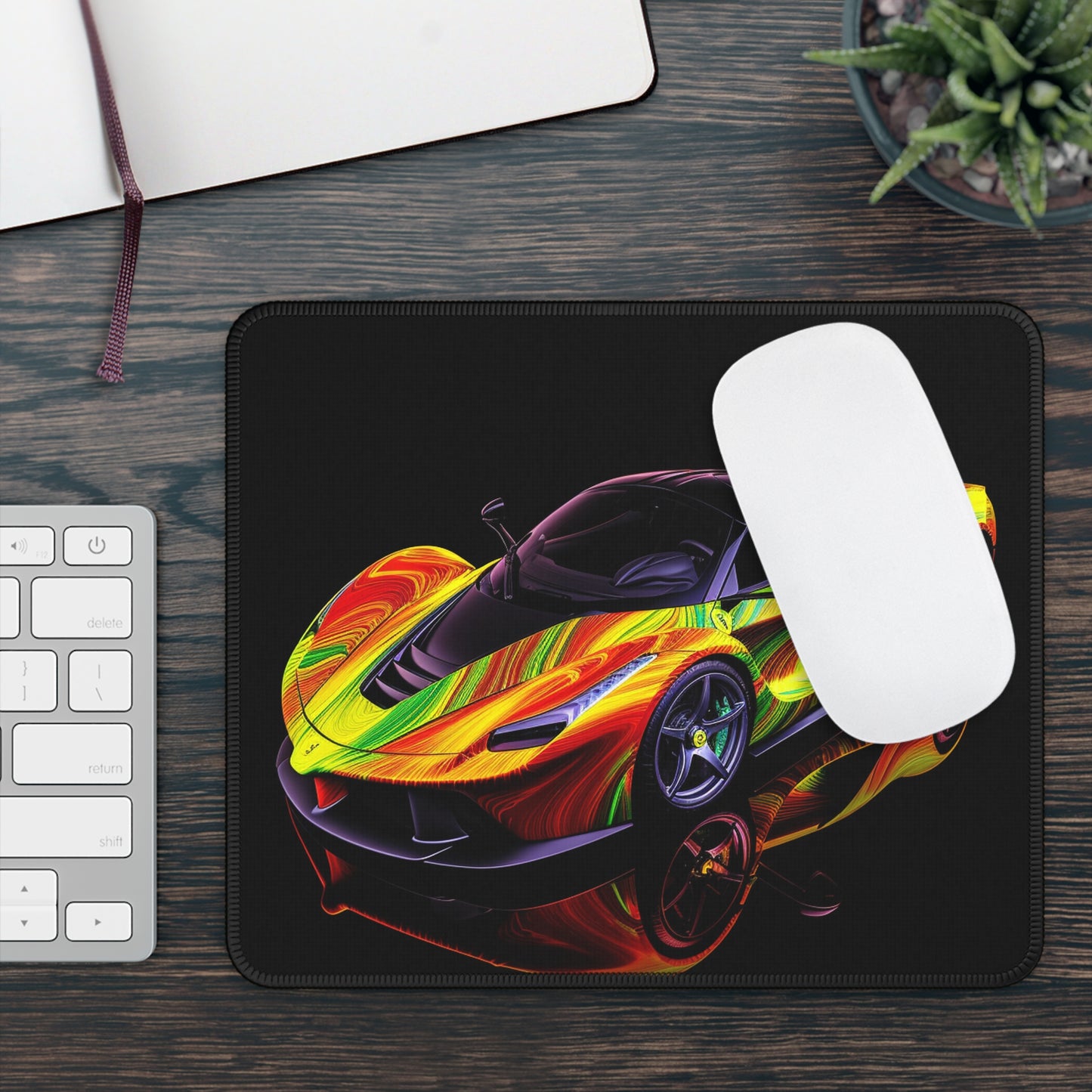 Gaming Mouse Pad  Ferrari Neon 4