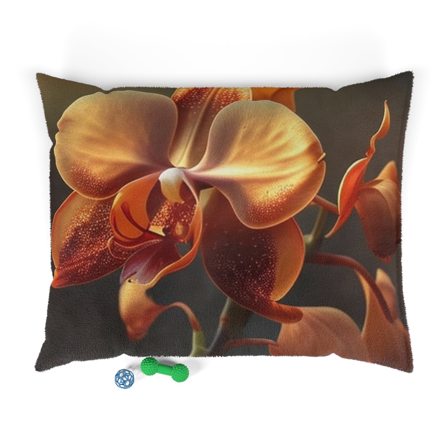 Pet Bed Orange Orchid 1