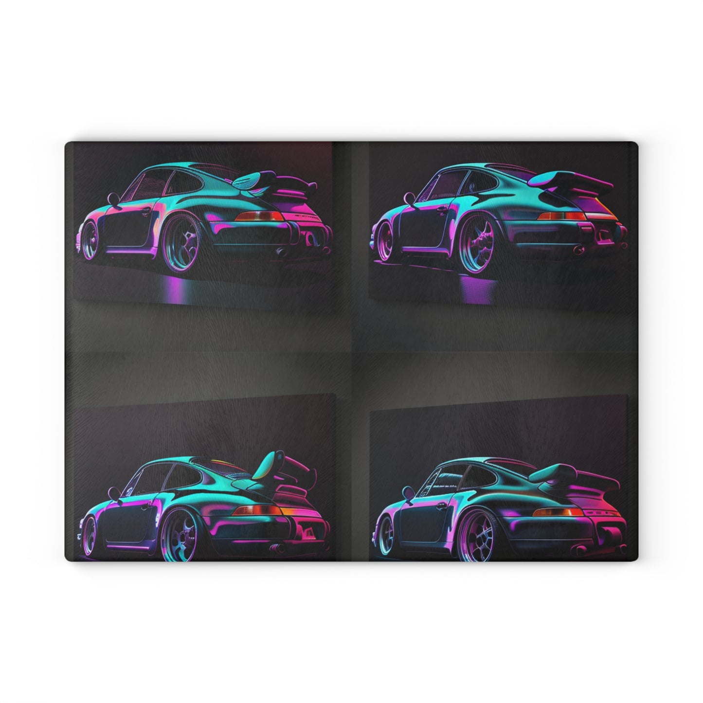 Glass Cutting Board Porsche Purple 5