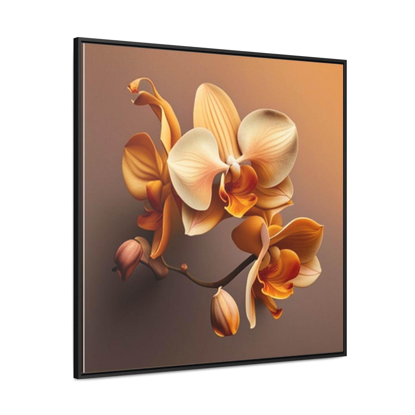 Gallery Canvas Wraps, Square Frame orchid pedals 2