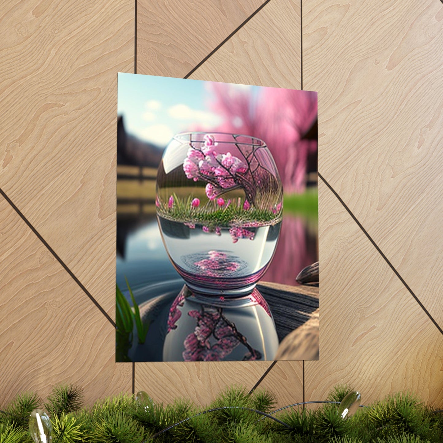 Premium Matte Vertical Posters Cherry Blossom 2