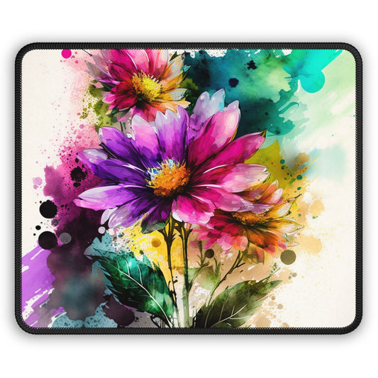 Gaming Mouse Pad  Bright Spring Flowers 1