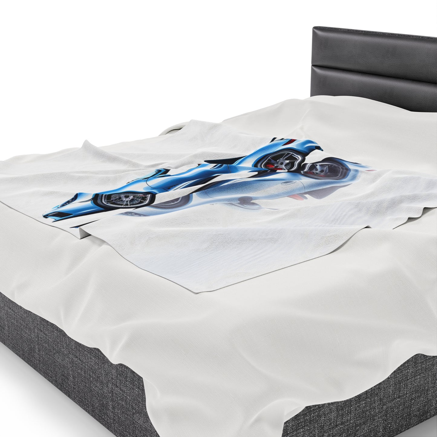 Velveteen Plush Blanket 911 Speedster on water 4